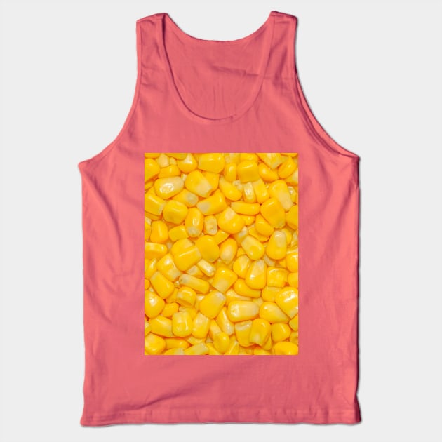 Yellow Corn Kernels Photograph Tank Top by love-fi